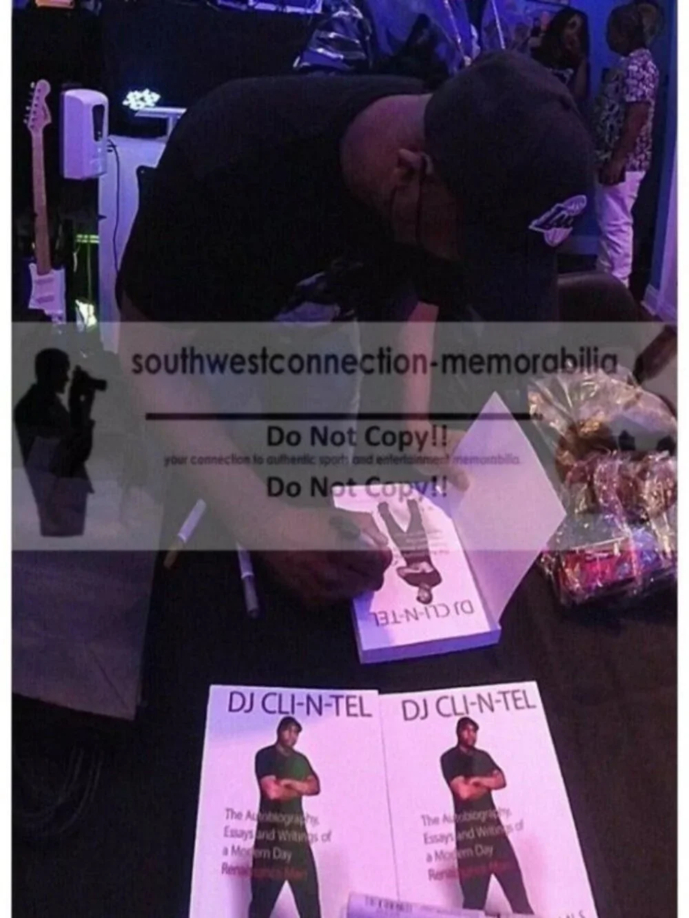 DJ Cli-N-Tel Signed Autobiography Paperback Book World Class Wreckin Cru